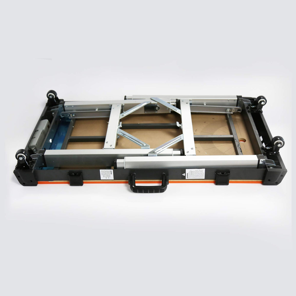 4 in 1 Multi-Function Portable Folding Work Bench-Workbench/Scaffold Platform/Creeper Carrier/Hand Truck WINTOOLS