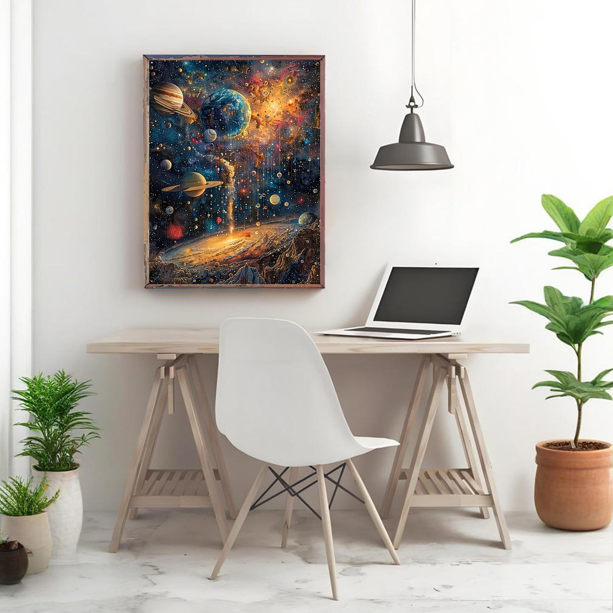 Diamond Painting Kits for Adults, Planets Diamond Art Kit for Adults Beginner, DIY Full Drill Space Universe Diamond Dots Paintings with Gem Art and Crafts for Adult Home Decor 11.8x15.7 in Shouruihua