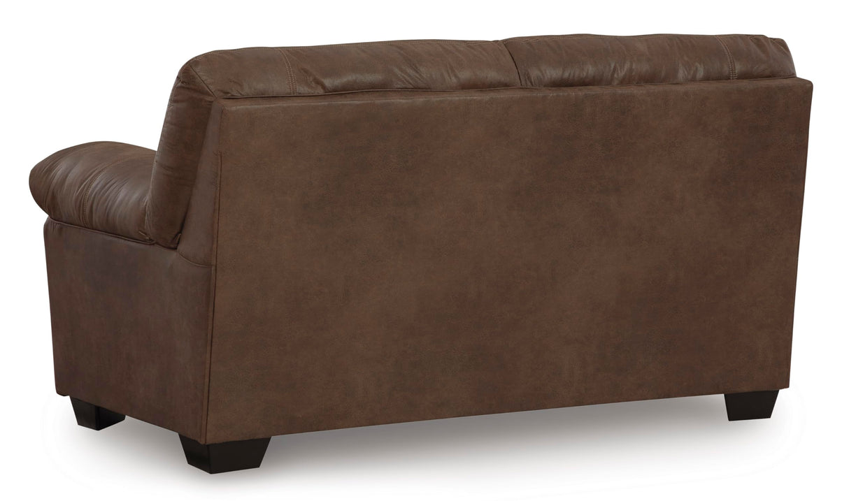 Signature Design by Ashley Bladen Faux Leather Loveseat, Brown Signature Design by Ashley