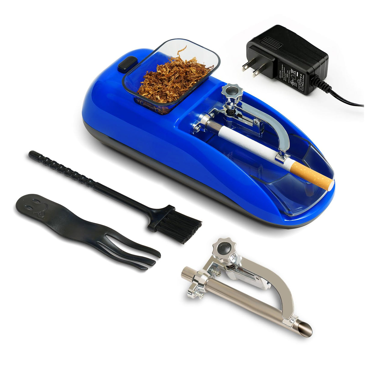 Zipetatah Electric Cigarette Rolling Machine, Automatic Cigarette Rolling Machine, Automatic Tobacco Roller Maker, Suitable for 8 and 6.5 MM Diameter Size Cigarette Paper Tube … Zipetatah