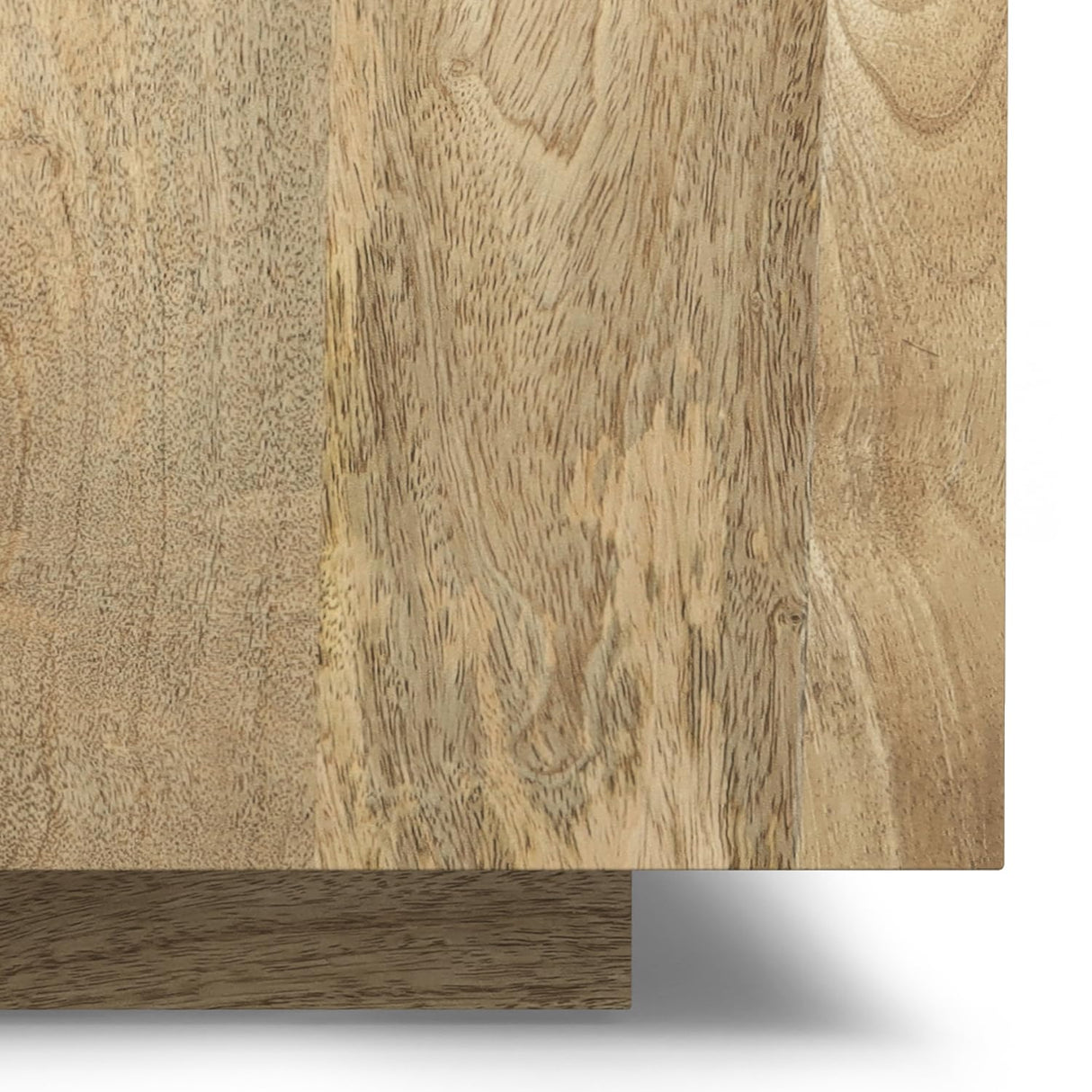 SIMPLIHOME Lockhart SOLID MANGO WOOD Wide Modern Square Coffee Table Fully Assembled for The Living Family Room, 30 inch, Natural SIMPLIHOME