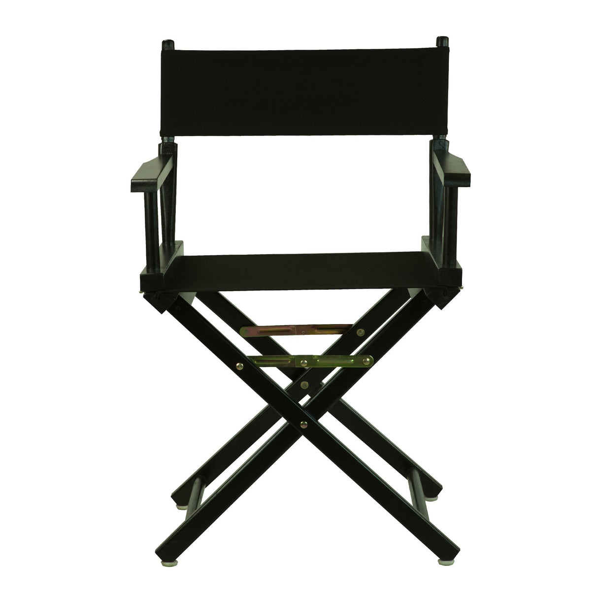 Casual Home Director's Chair ,Black Frame/Black Canvas,18" - Classic Height Casual Home