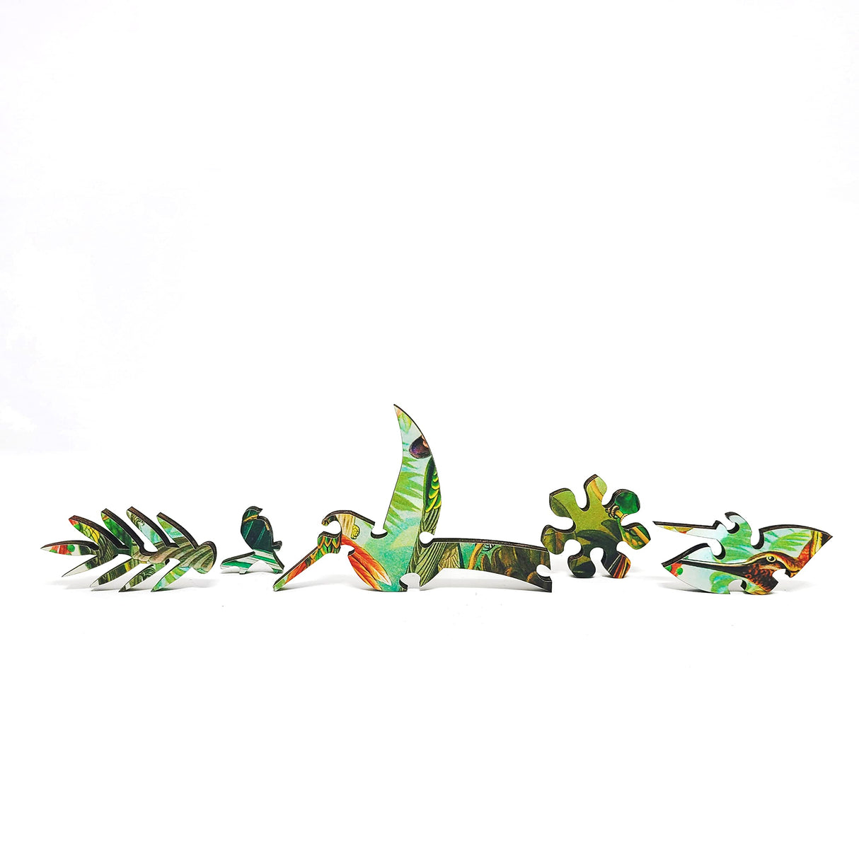 Wooden Jigsaw Puzzle for Adults - Uniquely Shaped Pieces - Made in The USA by FoxSmartBox - 145 Pieces - Hummingbirds FoxSmartBox