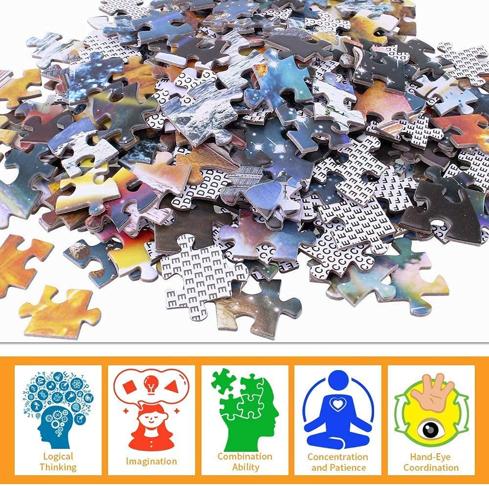500 Pieces Jigsaw Puzzles for Adults Teens, Basketball Sports Puzzle I Love Basketball Wooden Puzzle DIY Wall Art Intellectual Decompressing Fun Game Preschool Toys Gifts CanGbay