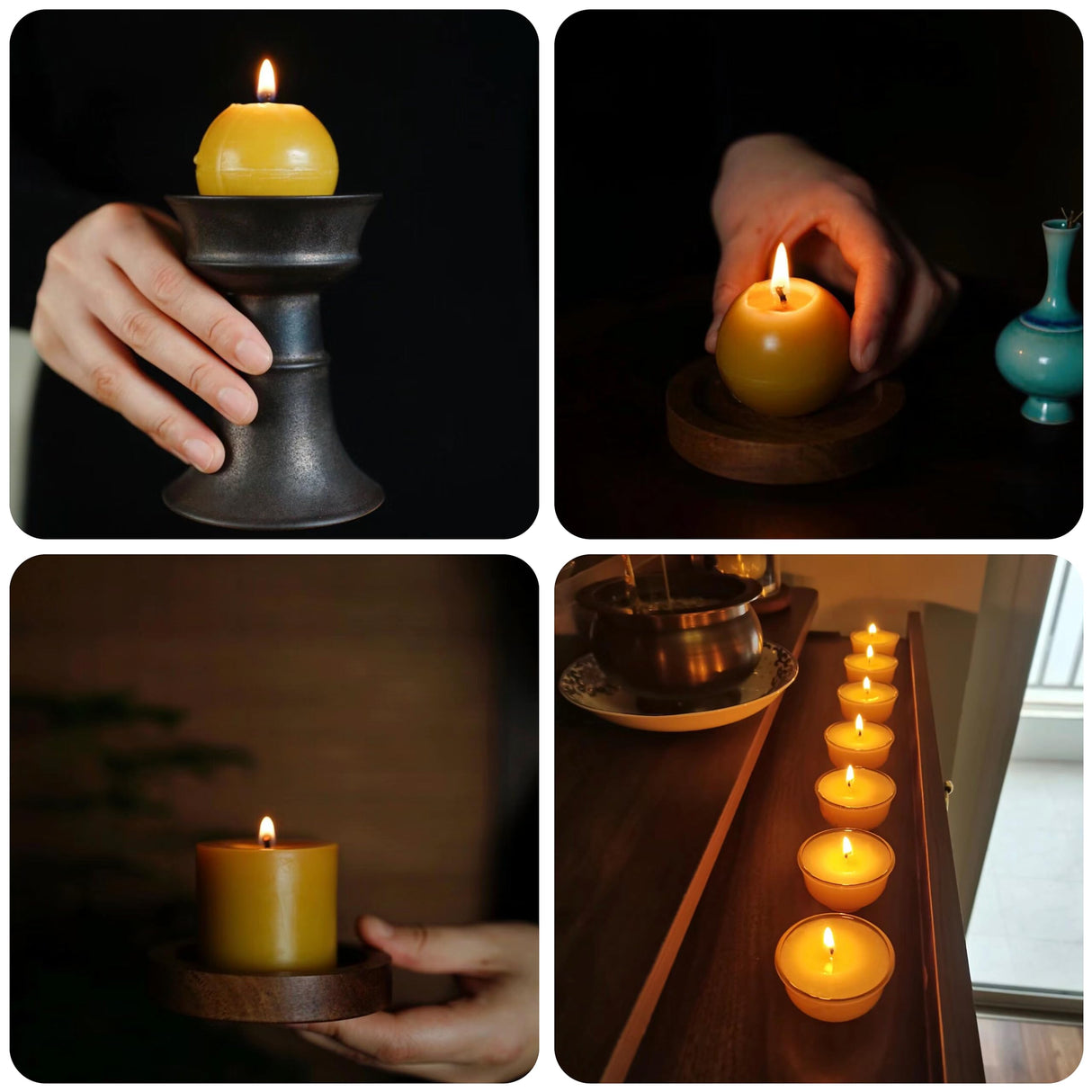 Candle Wicks 100 PCS 8 inch Hemp Candle Wicks 2.5mm Organic Beeswax Candle Wicks for Candle Making Edible Candle Wick for Butter Candle Hemp Candle Wick Phinicco