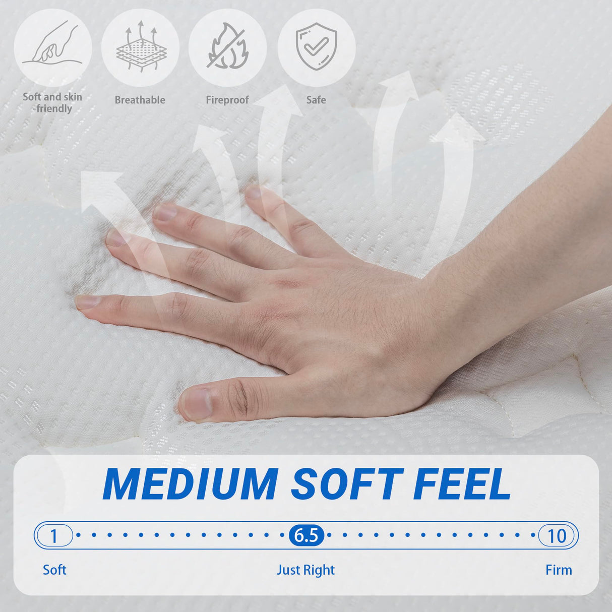 Twin Mattress 12 Inch, Twin Memory Foam Mattresses, Hybrid Matress, Pocket Coil Innerspring, Breathable Fabric, Strong Edge Support - Medium Firm for Pressure Relief and Motion Isolation inight