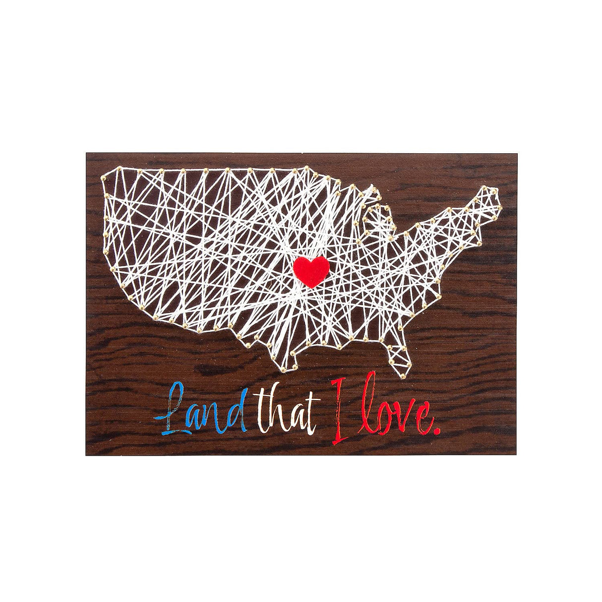 USA String Art Craft, Makes 1 Fun Express