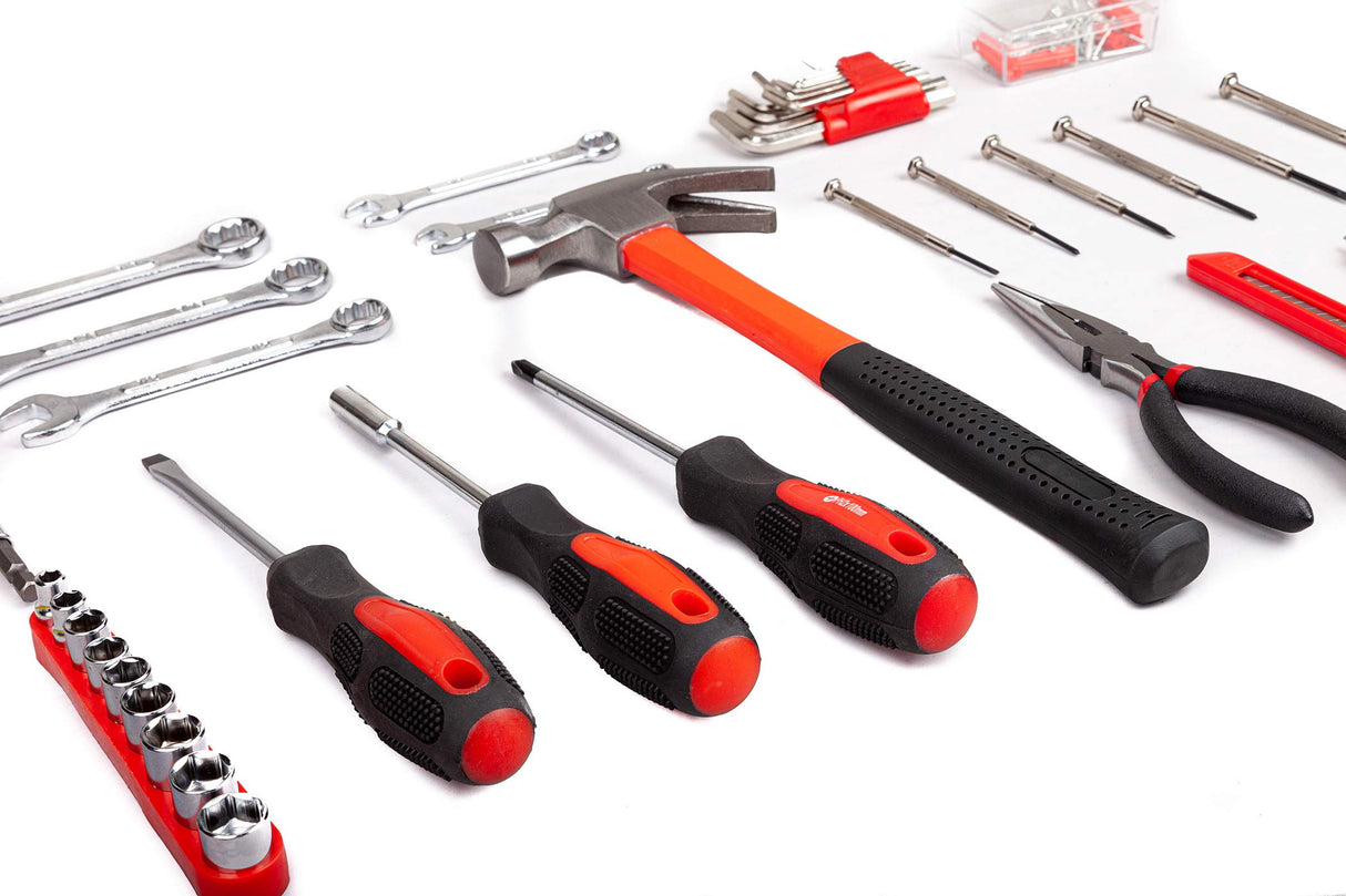 CARTMAN 148 Piece Automotive and Household Tool Set - Perfect for Car Enthusiasts and DIY Home Repairs CARTMAN