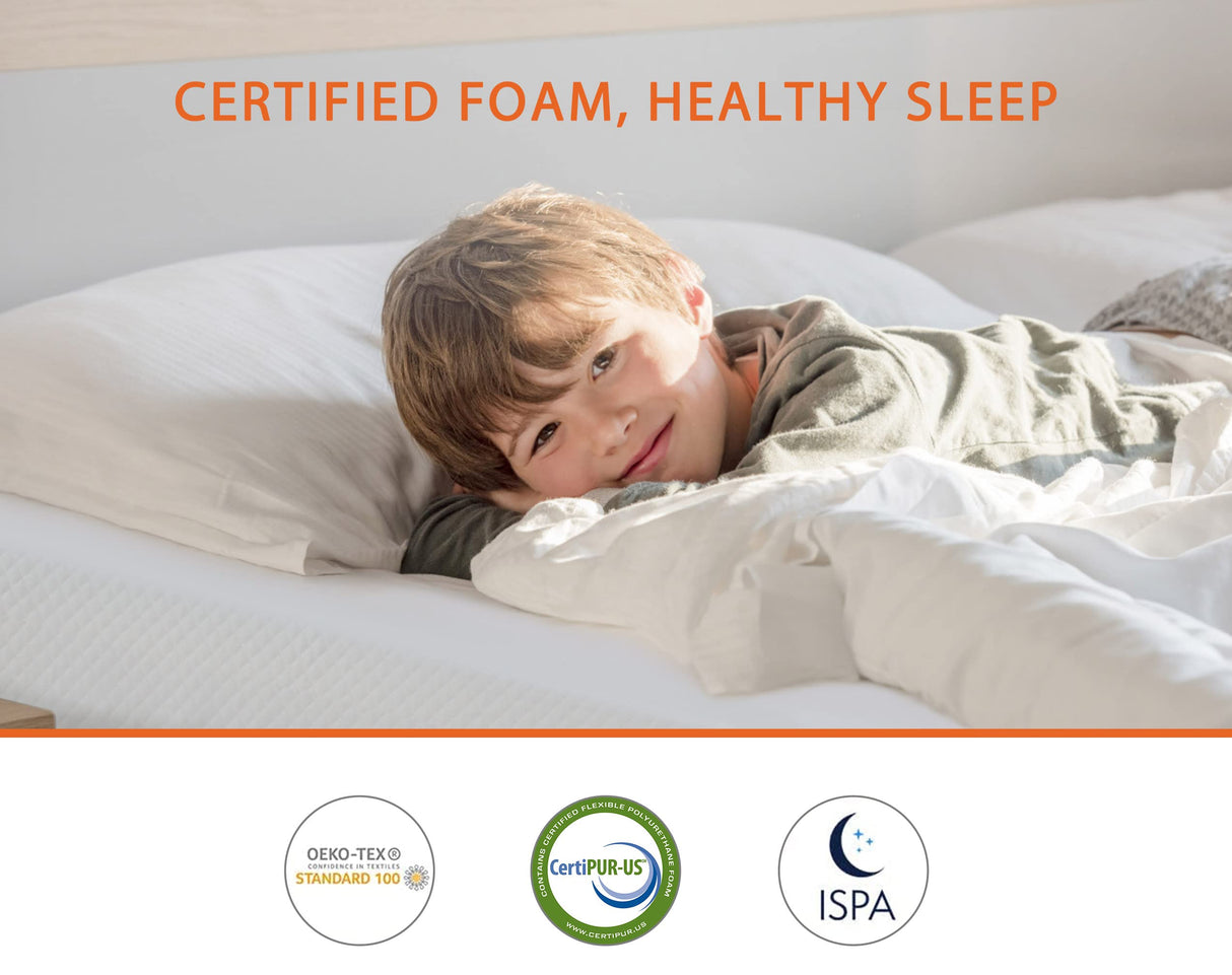 Full Size Mattress, 5/6/8/10/12 Inch Cooling Gel Bamboo Charcoal Infused Mattress Full Mattress, Certipur-Us Certified Memory Foam Mattress, Fiberglass Free Full Mattress in a Box, (Full, 6 Inch) Haiput Wam