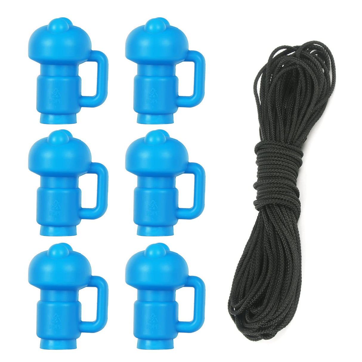 14FT Trampoline Enclosure Net with Universal Trampoline Replacement Enclosure Poles and Hardware (Only fit for 14FT Trampoline with 6 Poles) Zoomster