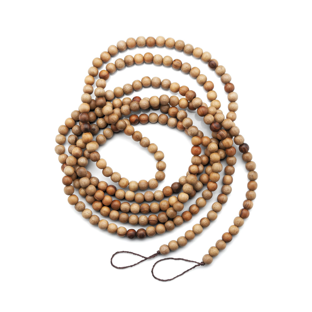 Nanalou 10ft Wood Bead Garland | Add a Touch of Boho Style to Your Farmhouse, Holiday, or Christmas Tree Décor with All-Natural, Handmade Wooden Bead Garland (Walnut) Nanalou