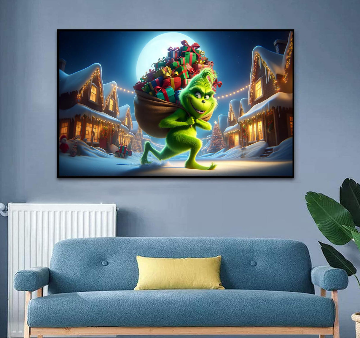 Large Diamond Painting Kits for Adults,Christmas Diamond Art Kits for Beginner,5D DIY Cute Diamond Art Painting Crystal Rhinestone Art and Crafts for Christmas Gifts and Home Wall Decor 16X28 Inch Apcufir