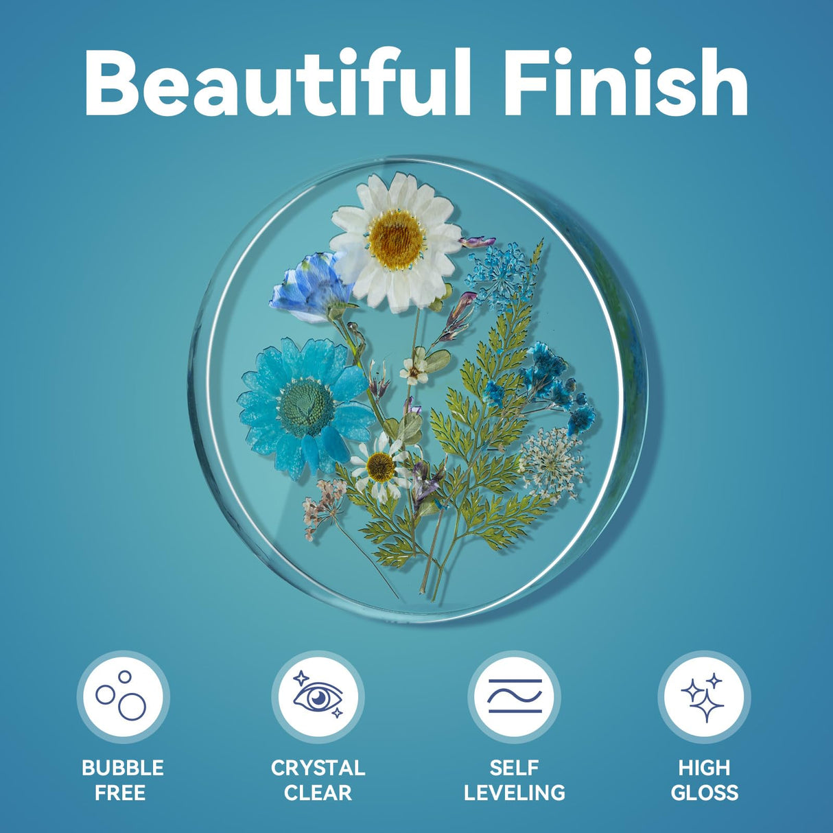 Joyartss Epoxy Resin 2 Gallon, Crystal Clear Epoxy Resin Kit with Pumps, No Yellowing No Bubble Epoxy Resin and Hardener for Casting, Art Craft, Molds, Jewelry, Flower, Table Top Joyartss