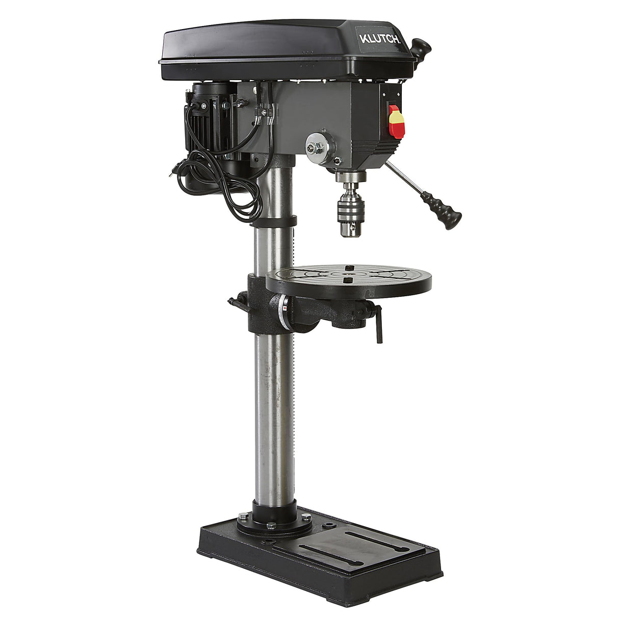 Klutch 13in. Benchtop Drill Press, 3/4 HP, 120 Volts, 5/8in. Chuck w/1in. Drilling Capacity, 45° Table Tilt Klutch