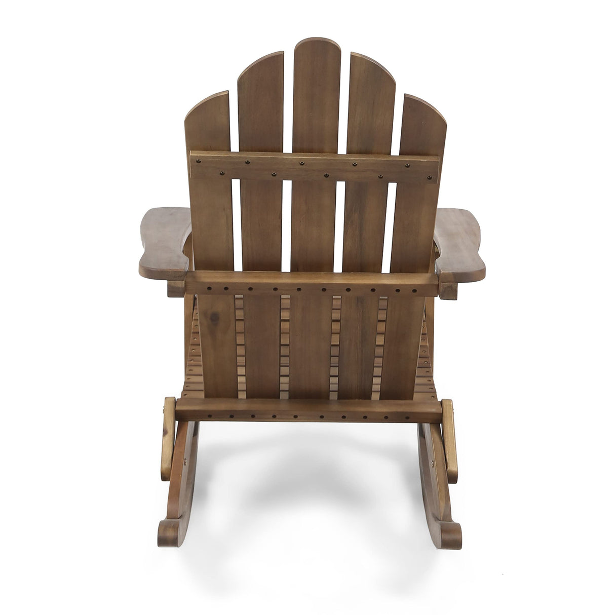 Christopher Knight Home Cara Outdoor Adirondack Acacia Wood Rocking Chair, Dark Brown Finish Christopher Knight Home