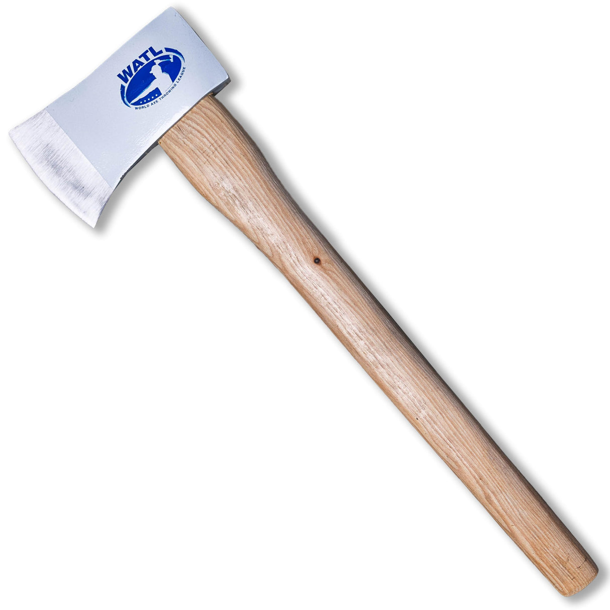 The New 19" Handle Competition Thrower: World Axe Throwing League Premium Competition Throwing Axe with Throwing Hatchet Hickory Wooden Handle WATL
