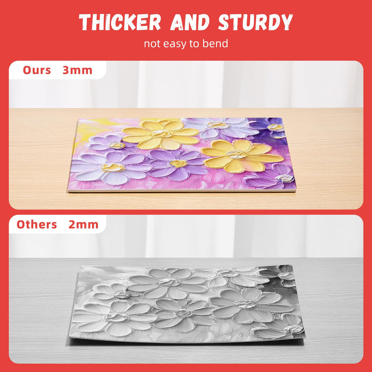 Simetufy 72 Pack 8 x 10 inch Canvas Boards for Painting Flat Canvas Panels Bulk Value Pack for Classes and Parties 100% Cotton for Acrylics Paint Simetufy