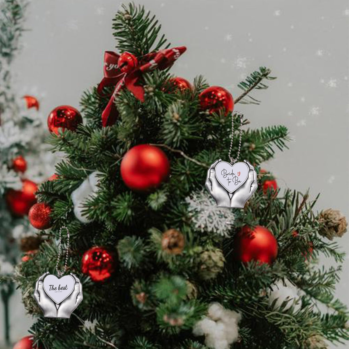 4 Sets 2 Styles Alloy Heat Transfer Sublimation Blank Pendant, Angel Wing Rearview Mirror Pendant, Heart Heat Sublimation Pendant Blanks Car Hanging Ornament for DIY Keychain Wzttdm