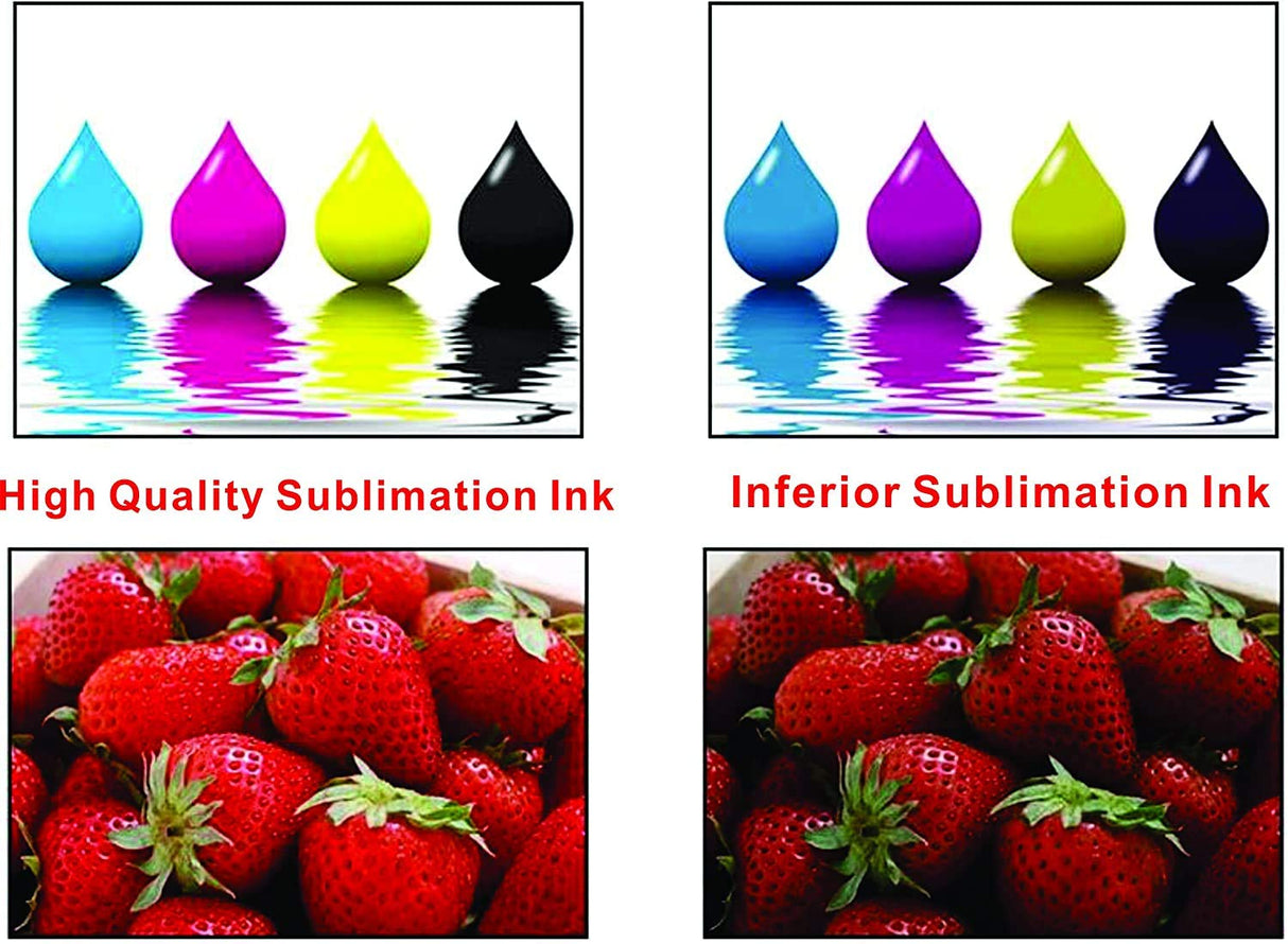 DAVACE Sublimation Printer 15x15in 5in1 Pro Heat Press CISS Blank Materials Combo Kit DAVACE