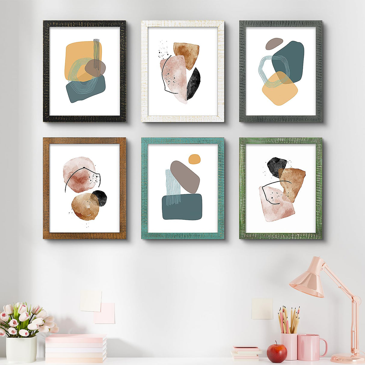 Golden State Art, 11x14 Picture Frame - Rustic Solid Wood with HD Plexiglass - 11 x 14 Picture Frame for Wall Mounting - Horizontal and Vertical Display - Distressed Black Golden State Art