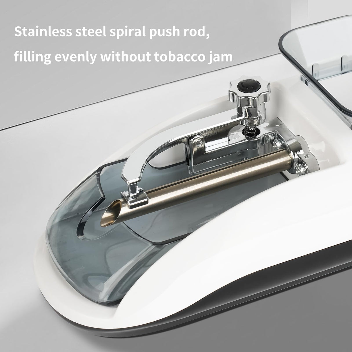 Electric Cigarette Rolling Machine, Portable Tobacco Injector Machine can Grind Filled with Herb, Tobacco, etc Suitable for Cigarette Tubes and Rolling Papers Iweden