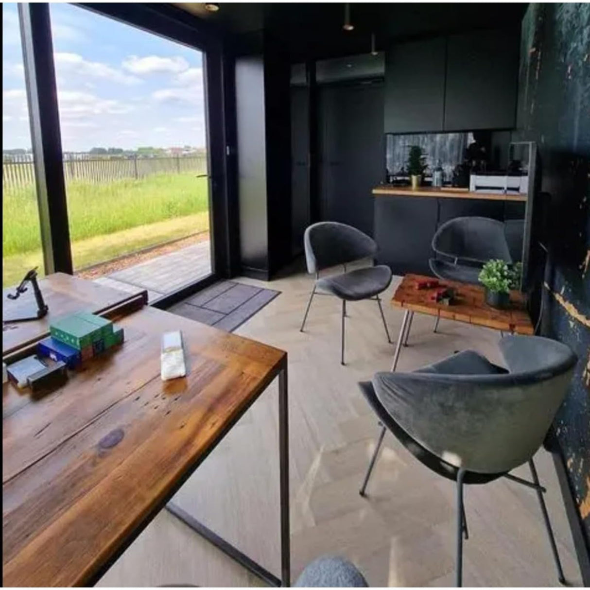 Tiny Houses to Live in for Adults,30FT Portable Modular Foldable Rust Proof Luxury Resistant Prefab Tiny Homes for Sale Movable Modular Expandable Container Cabin Kit with 1-5 Bedroom 40FT X 20FT Generic