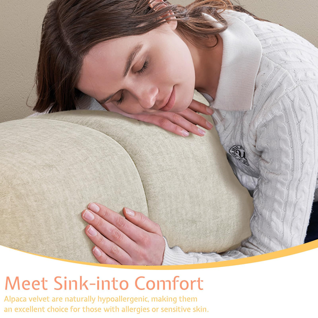 Jocisland Oversize 150'' Modular Compression Sectional Sofa Couches for Living Room Apartment, L Shaped Cloud Couch with Reversible Chaise Ottoman, Comfy Modern 5 Seater Boucle Floor Loveseat, Beige Jocisland