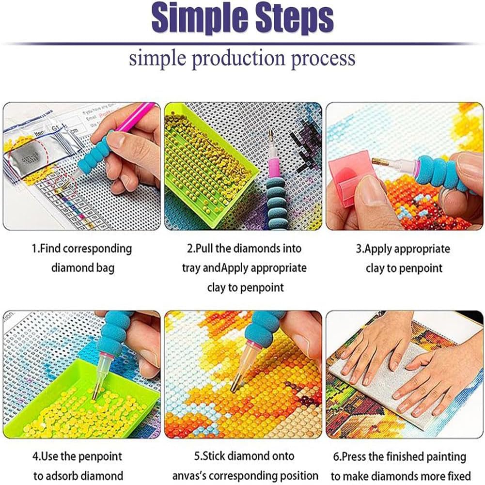 OFRKE Diamond Painting Kits for Adults,3 Pack Butterfly Moth Diamond Art for Beginners, Diamond Round 5D Full Drill Paint with Diamonds Pictures Gem Art Painting Kits DIY Crafts Kits 12x16inch OFRKE