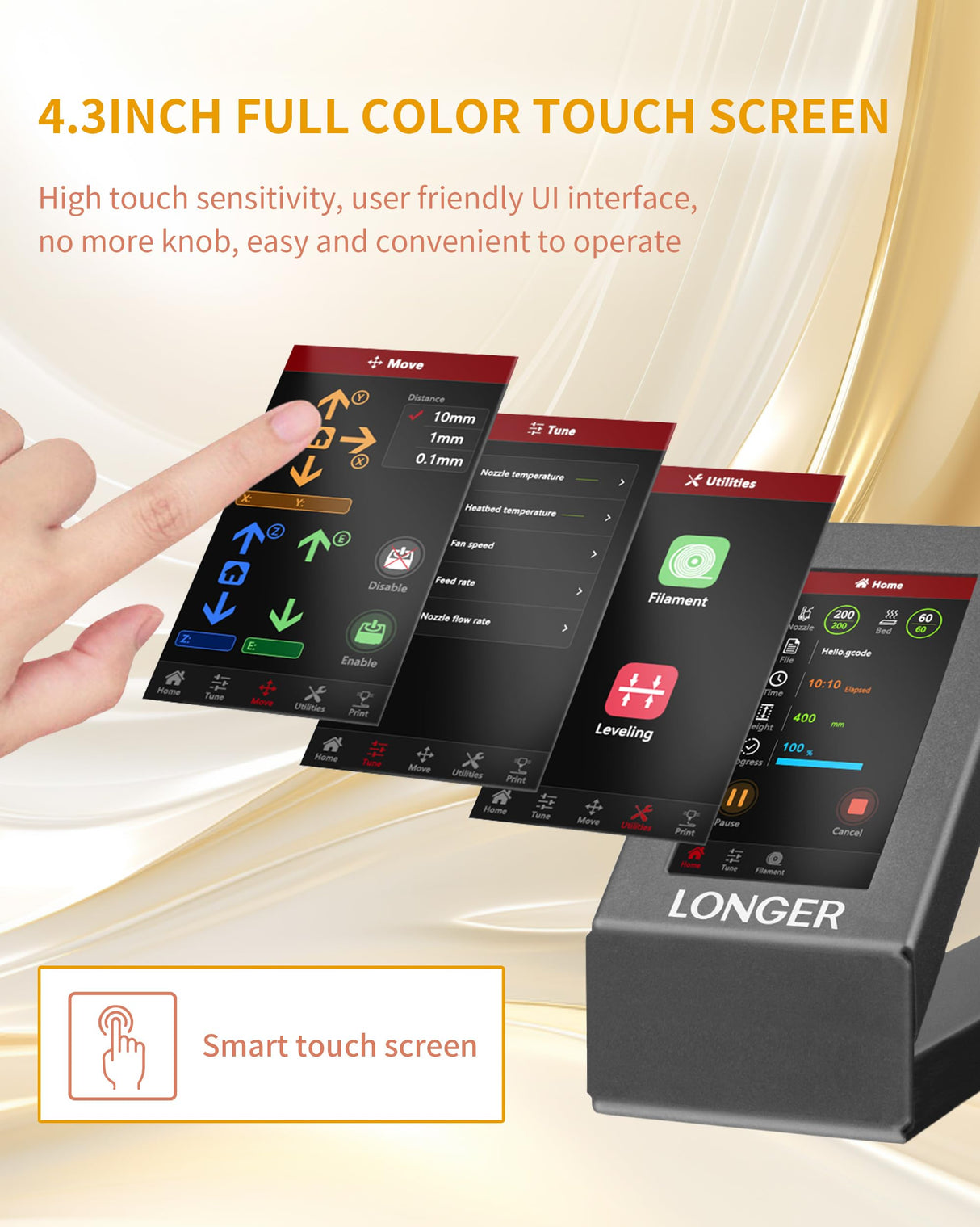 LK5 Pro Resin 3D Printer Fully Open Source, Motherboard Upgraded to TMC 2209 4 Silent Driver, 180mm/s Ultra-high Speed and Heating Temperature Control, Printing Size is 11.8x11.8x15.7 Inches ALLADINBOX