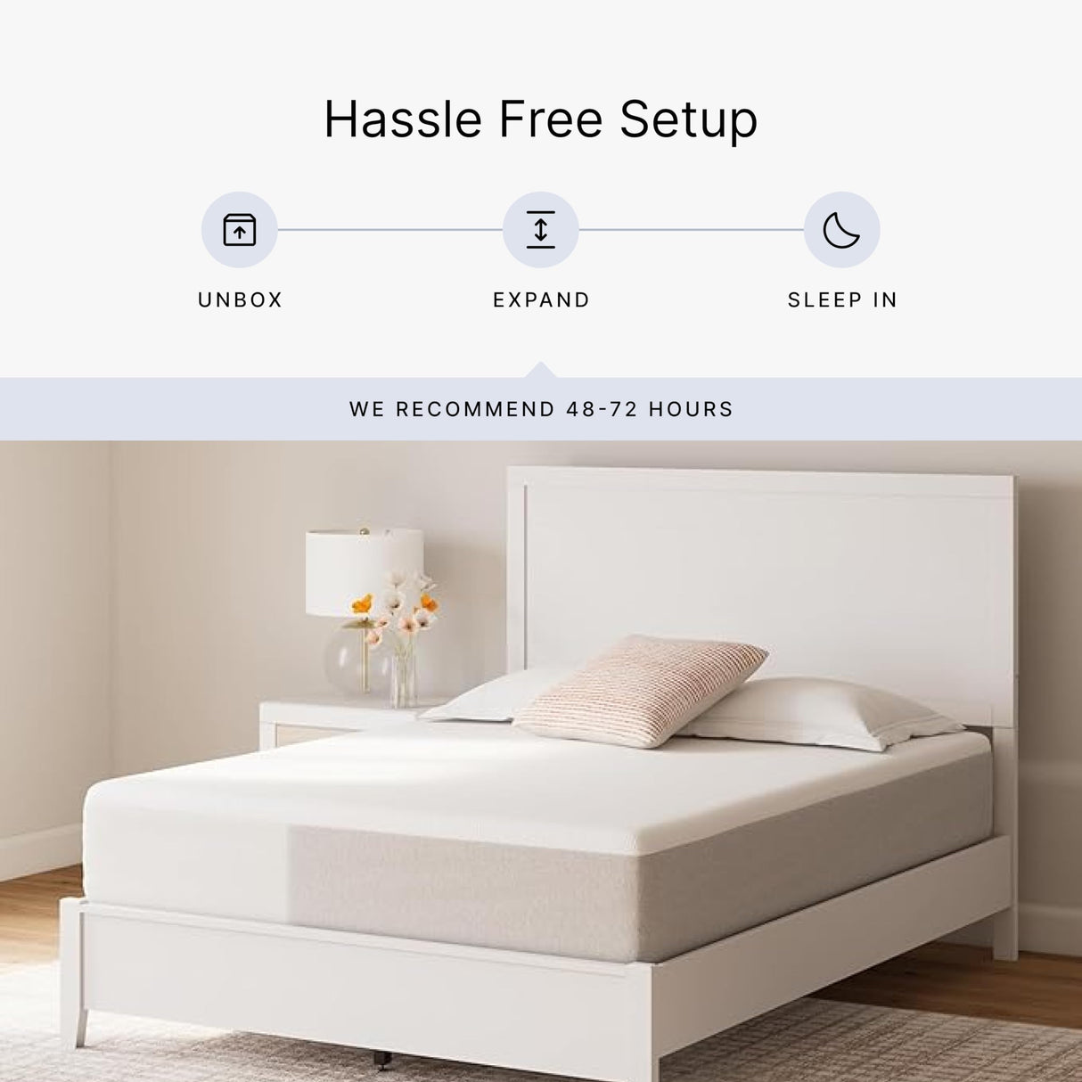 Signature Design by Ashley Queen Size Cool Max 12 Inch Medium Plush Cooling Gel Infused Memory Foam Mattress for Pressure Relief, Fiberglass Free, Mattress in A Box Signature Design by Ashley