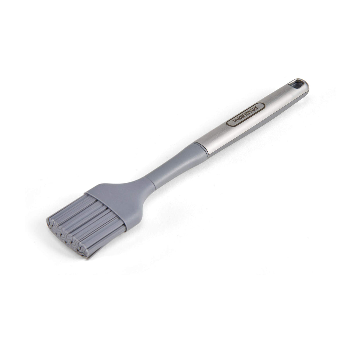 Farberware Professional Stainless Steel Soft Basting Brush, 11.02-Inch, Gray Farberware