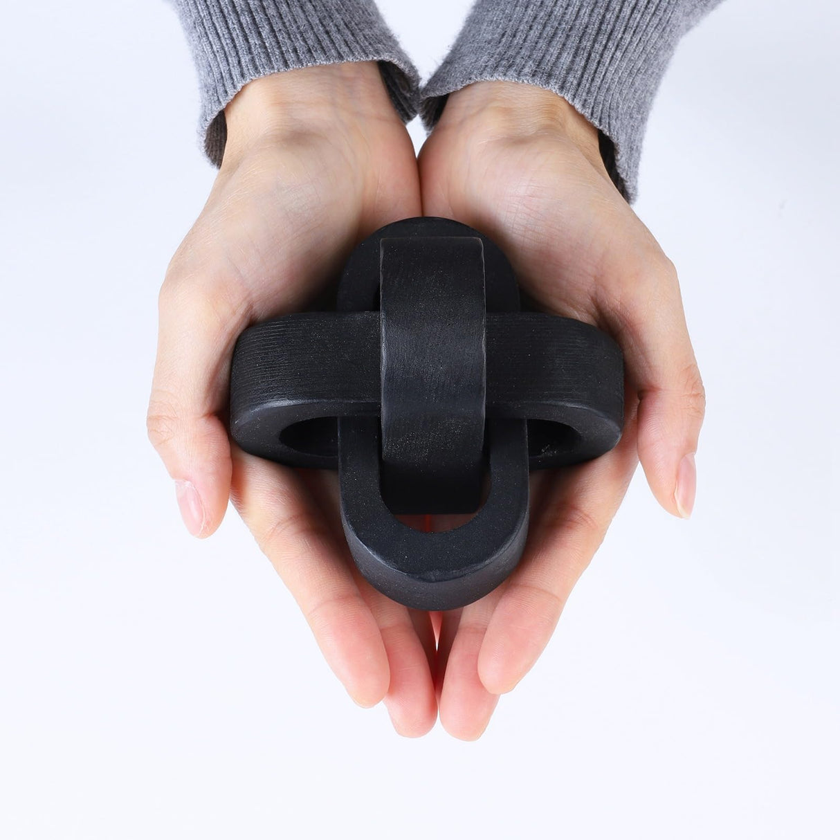 Wood Knot Decor Coffee Table Decor Shelf Decor Table Books Hand Carved Home Decoration Boho Farmhouse Rustic Modern Chain Link Decor Shabby Chic Bookshelf Decor 3 Link Wooden Knot Lifeuping