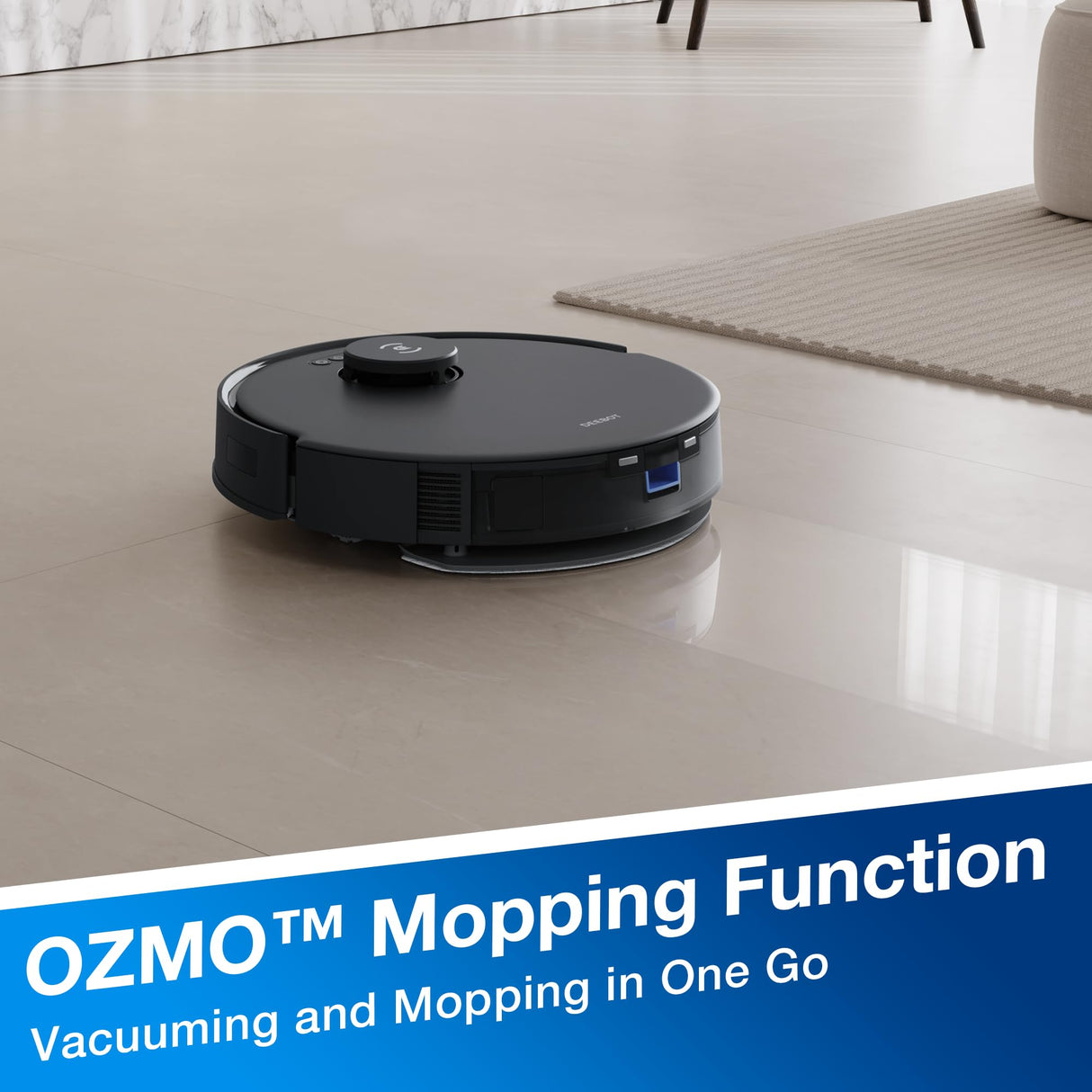 ECOVACS DEEBOT N20 Plus Robot Vacuum and Mop,with Bagless Self Emptying Station,8000Pa Powerful Suction,Anti-Tangle Technology,45-Day Capacity,300 Minutes Runtime,Perfect for Pet Hair ECOVACS