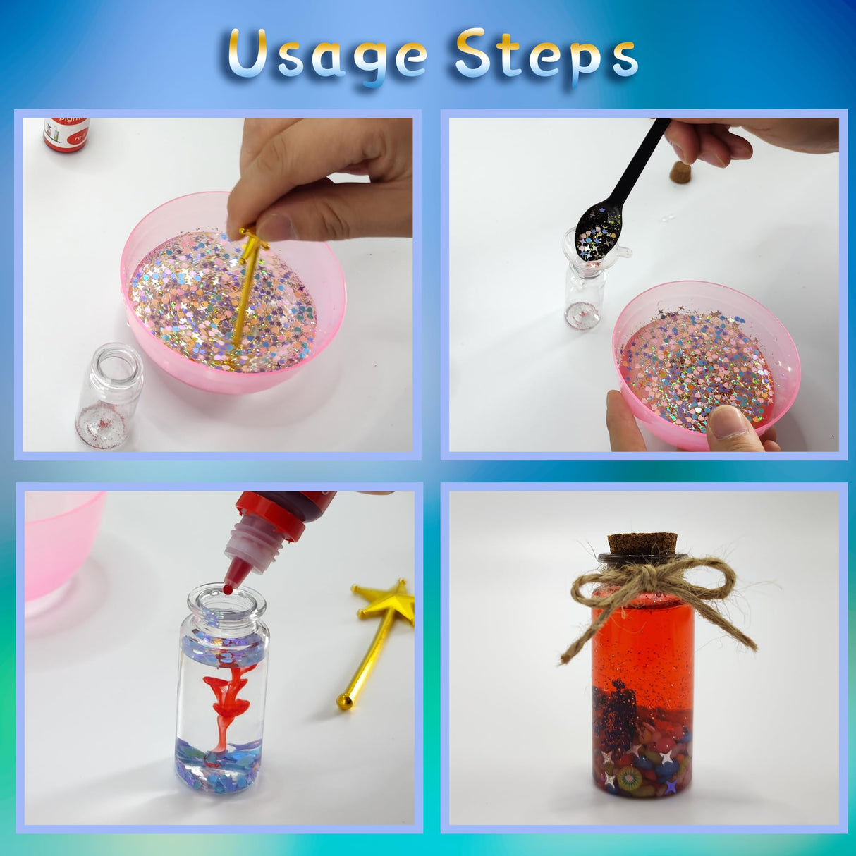 AWZNG 18pcs Potion Bottles Kits For Girls,Fairy Mixies Bottles with Potion For Christmas And Hallween Decorations For Children,Creativity Art Toy for Girls, Fun Birthday Gift Toys for Girl 6 7 8 9 10+ AWZNG