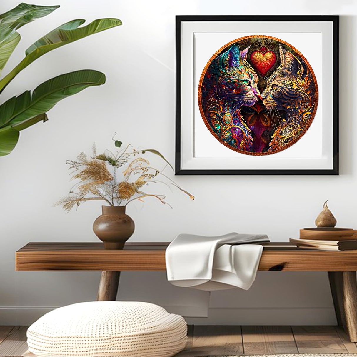 Wooden Puzzle for Adults, 200 Piece Irregular Animal Shaped Wooden Jigsaw Puzzles, Unique Puzzles for Adults, Creative Gift for Teenagers and Adults WHJSG