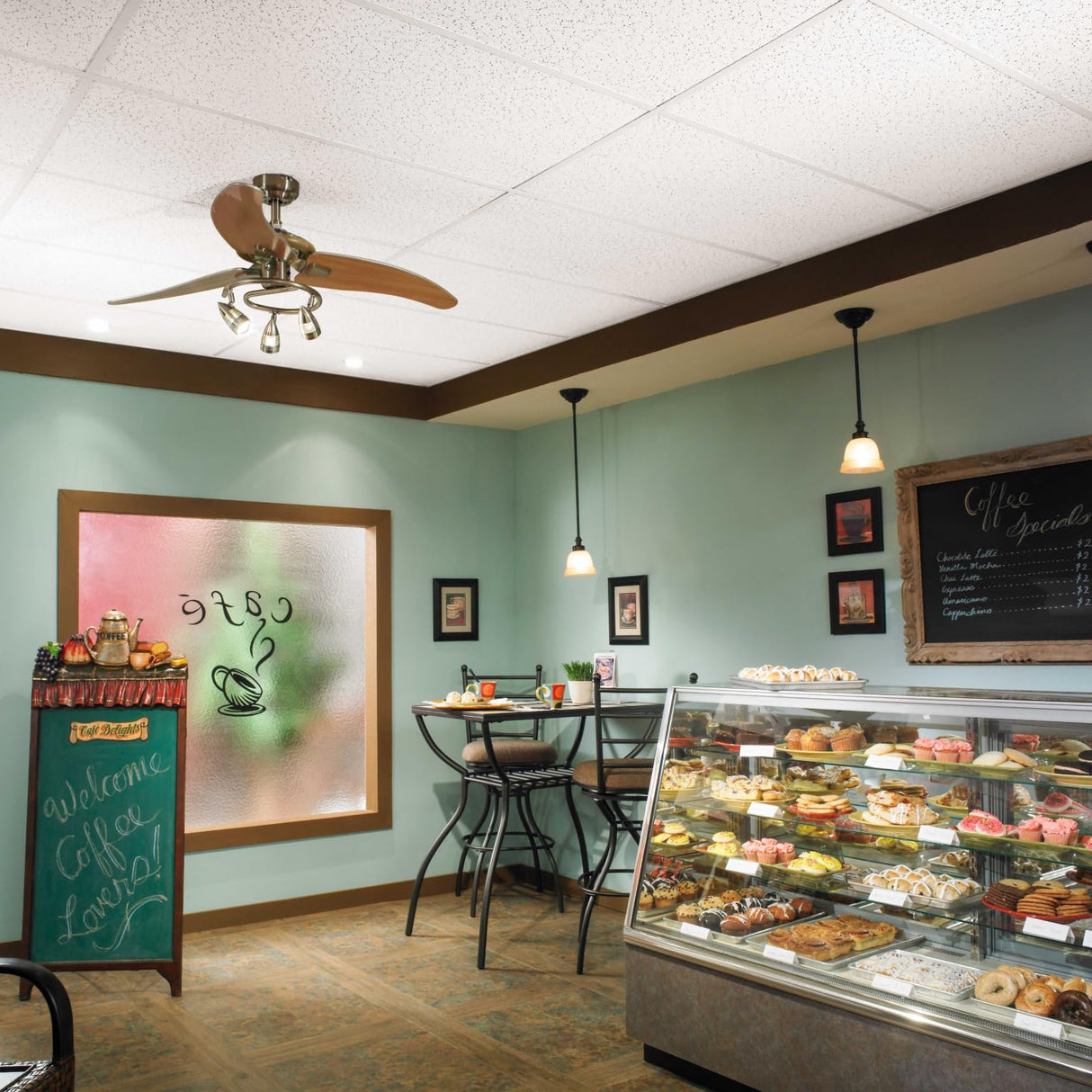 Armstrong Ceiling Tiles; 2x4 Ceiling Tiles - 10 pc White Ceiling Tiles; Acoustic Ceilings for Suspended Ceiling Grid; Random Textured 933 Armstrong