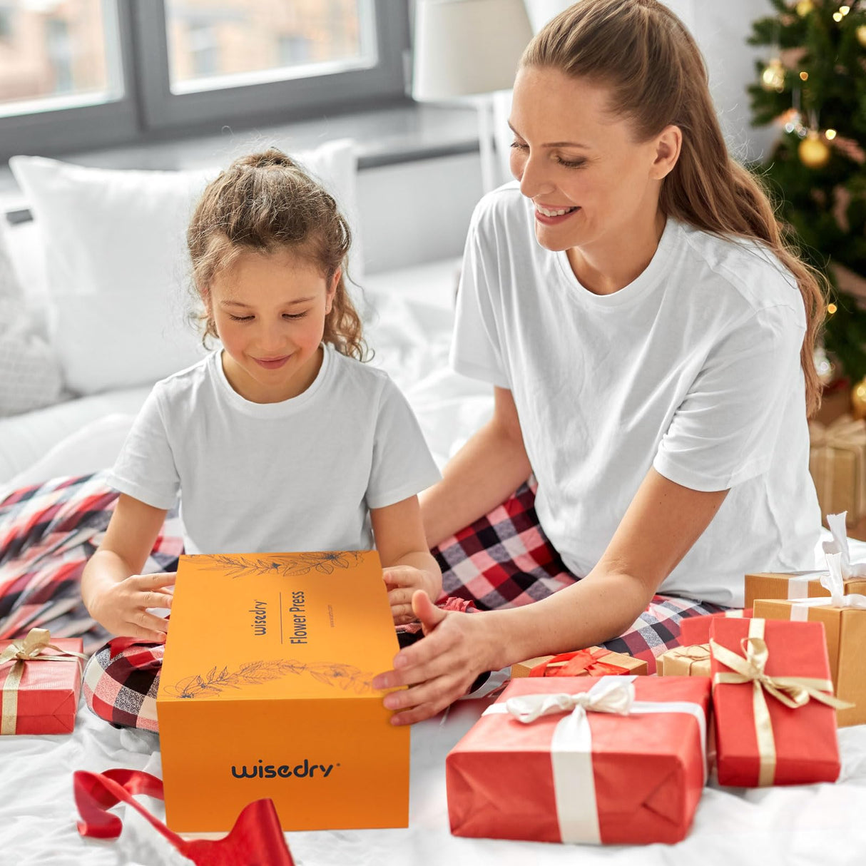 wisedry Flower Press Kit, Easy One-Step Pressing, Even Pressure, 6 Layers, 10 x 6 inch Flower Press Kit for Kids and Adults, Great Gifts for Anyone Who Loves Flowers and Crafts, Gift Box & User Guide wisedry