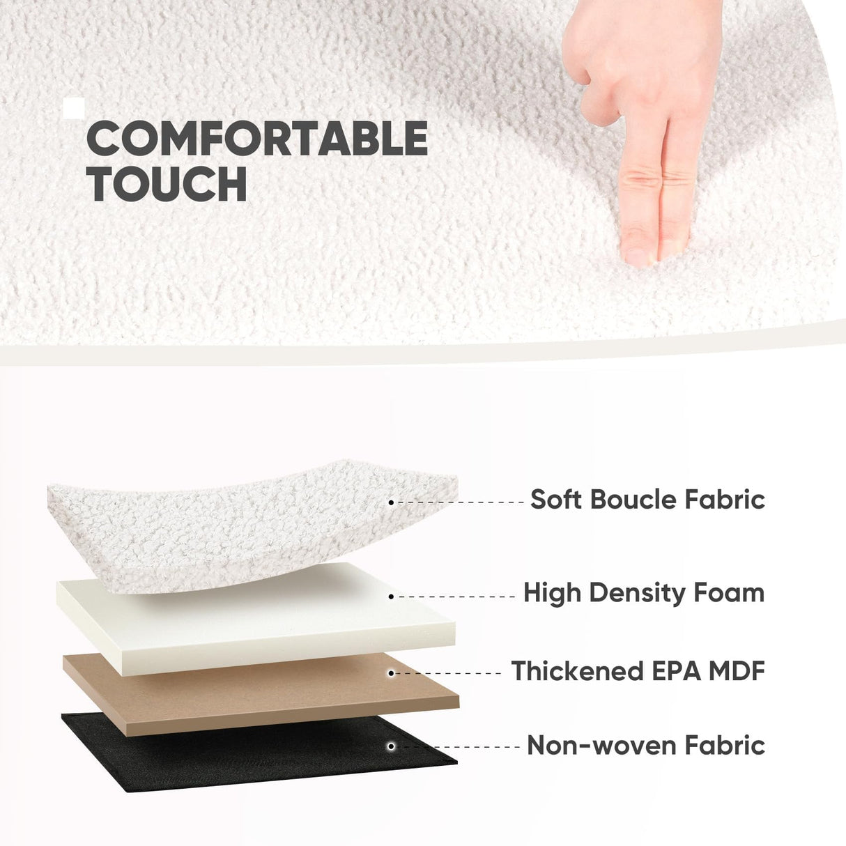 B FSOBEIIALEO Ottoman with Storage for Living Room, Sherpa Folding Storage Ottoman Foot Rest, 30 Inches Collapsible Bedroom Bench White B FSOBEIIALEO