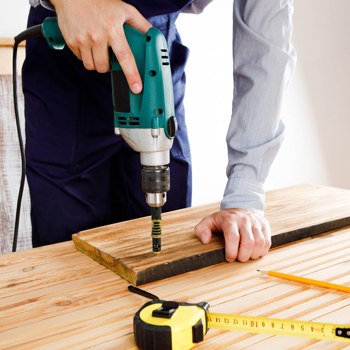 MorningRo 3 Pcs Self Centering Hinge Drill Bit Set 5mm 1/4 Black Reaming Drilling Hinge Drill Bits Wood Plastic 1/4 Inch Hex Shank 5mm Boring Door Window Cabinet Opening Tool DIY MorningRo