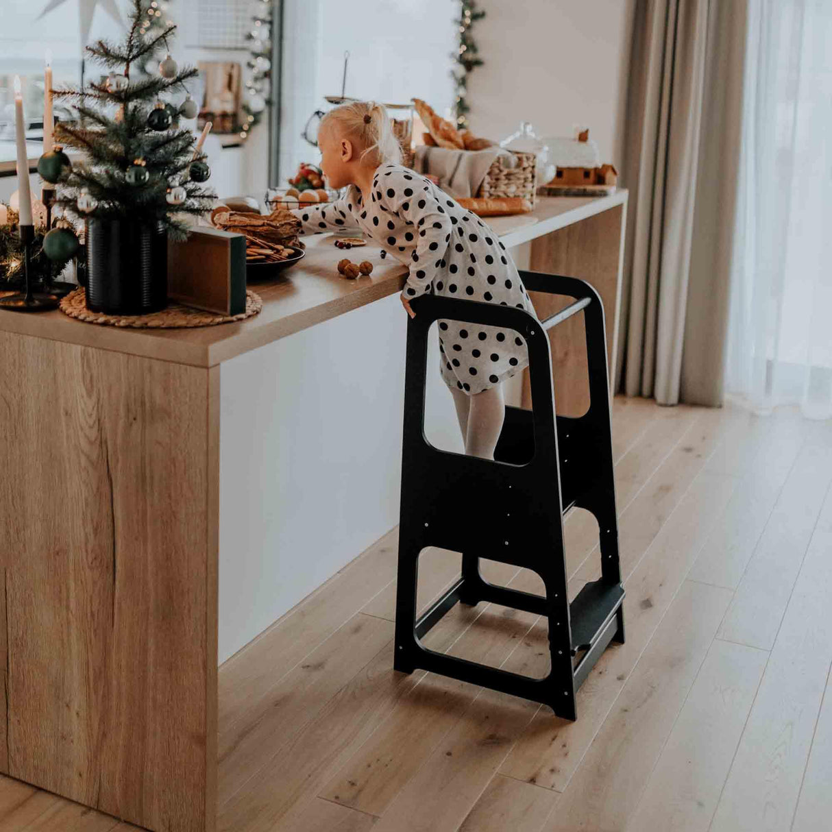 Kitchen tower, Kitchen observation tower, Safety stool, Toddler step stool, Kid Step Stool, Activity tower, Montessori tower, Stepping stool Sweet Home From Wood