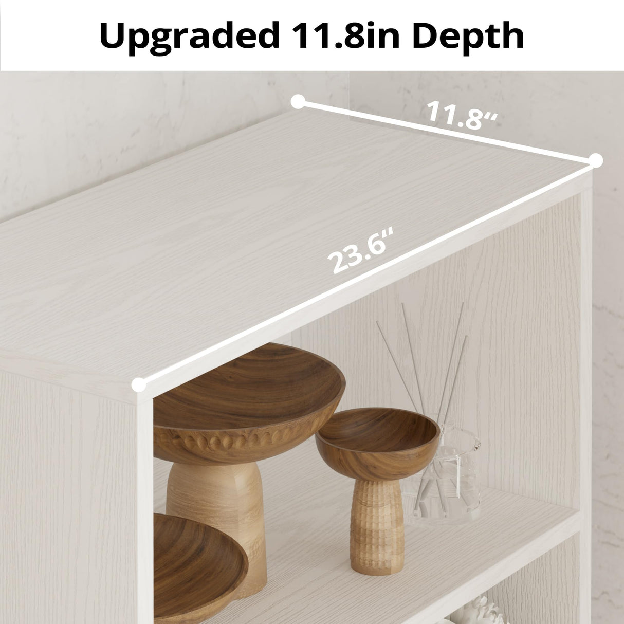 IRONCK Industrial Bookshelves and Bookcases with Doors 11.8 in Depth Floor Standing 5 Shelf Display Storage Shelves Bookcase Home Decor Furniture for Home, Office, Living Room, Bedroom IRONCK