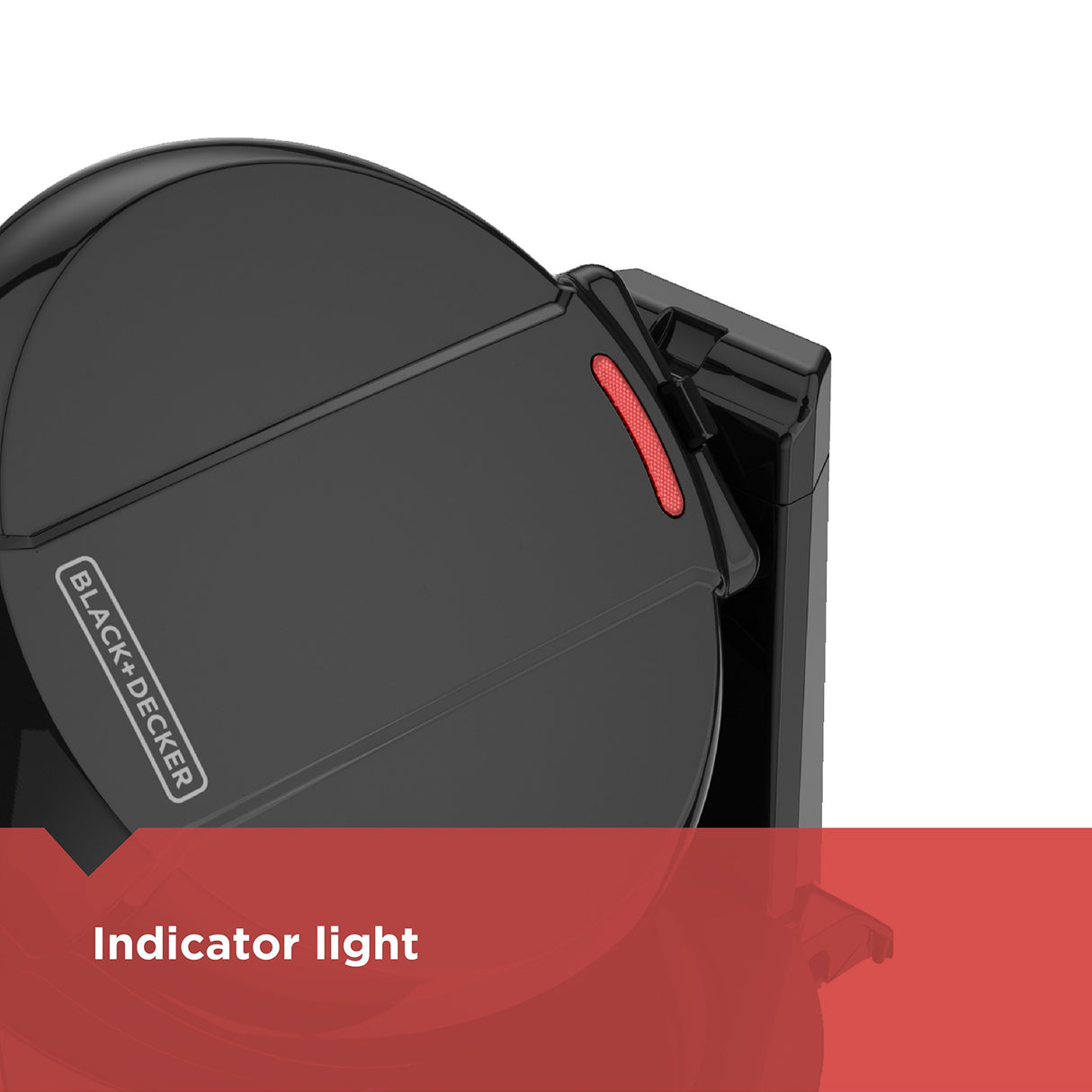 BLACK+DECKER Rotating Waffle Maker, Black, WMD200B BLACK+DECKER