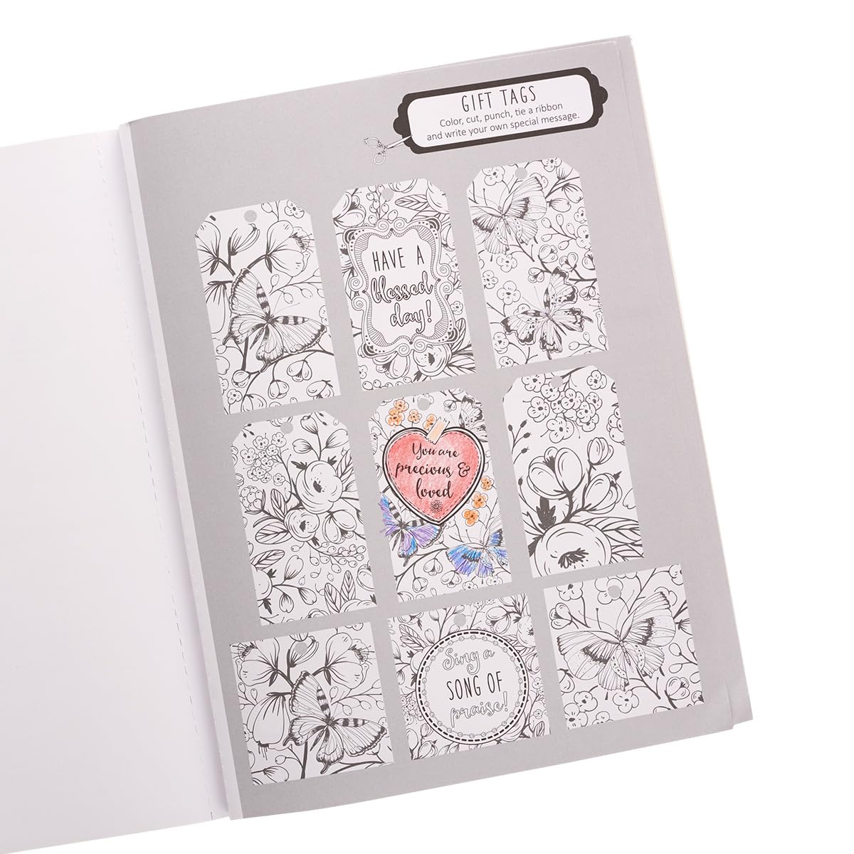 The Psalms in Color - Inspirational Coloring Book with Scripture for Women and Teens - Reflect, Relax, Rejoice Christian Art Publishers