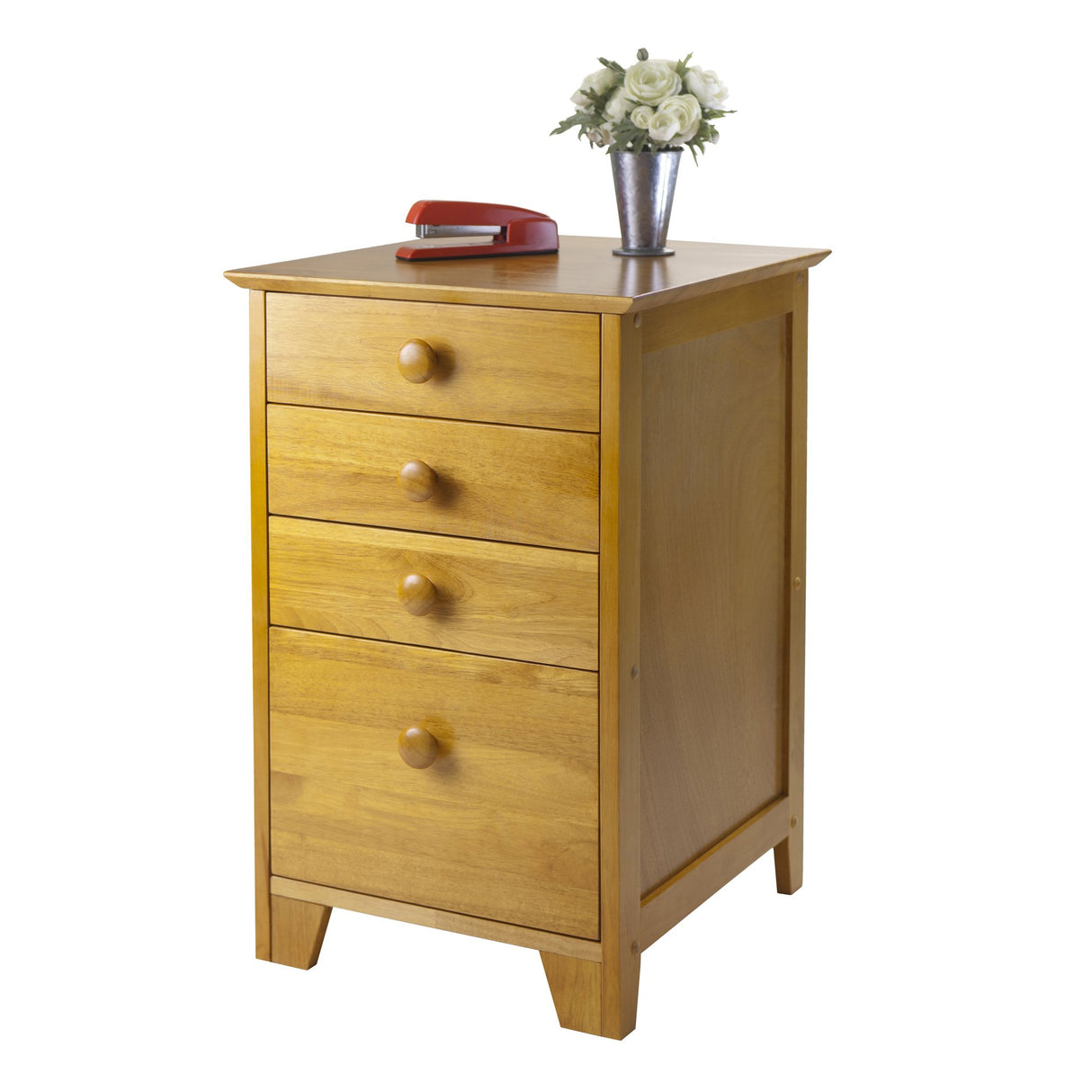 Winsome Studio File Cabinet, Honey Winsome