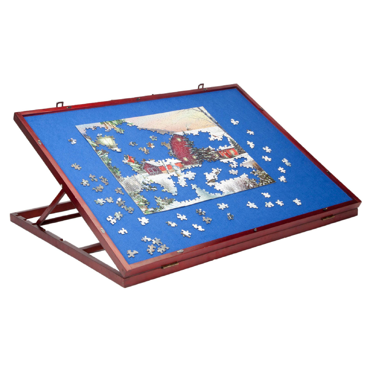Bits and Pieces - Puzzle Expert Tabletop Easel - Non-Slip Felt Work Surface Puzzle Table Accessory to Put Together Your Jigsaws Bits and Pieces
