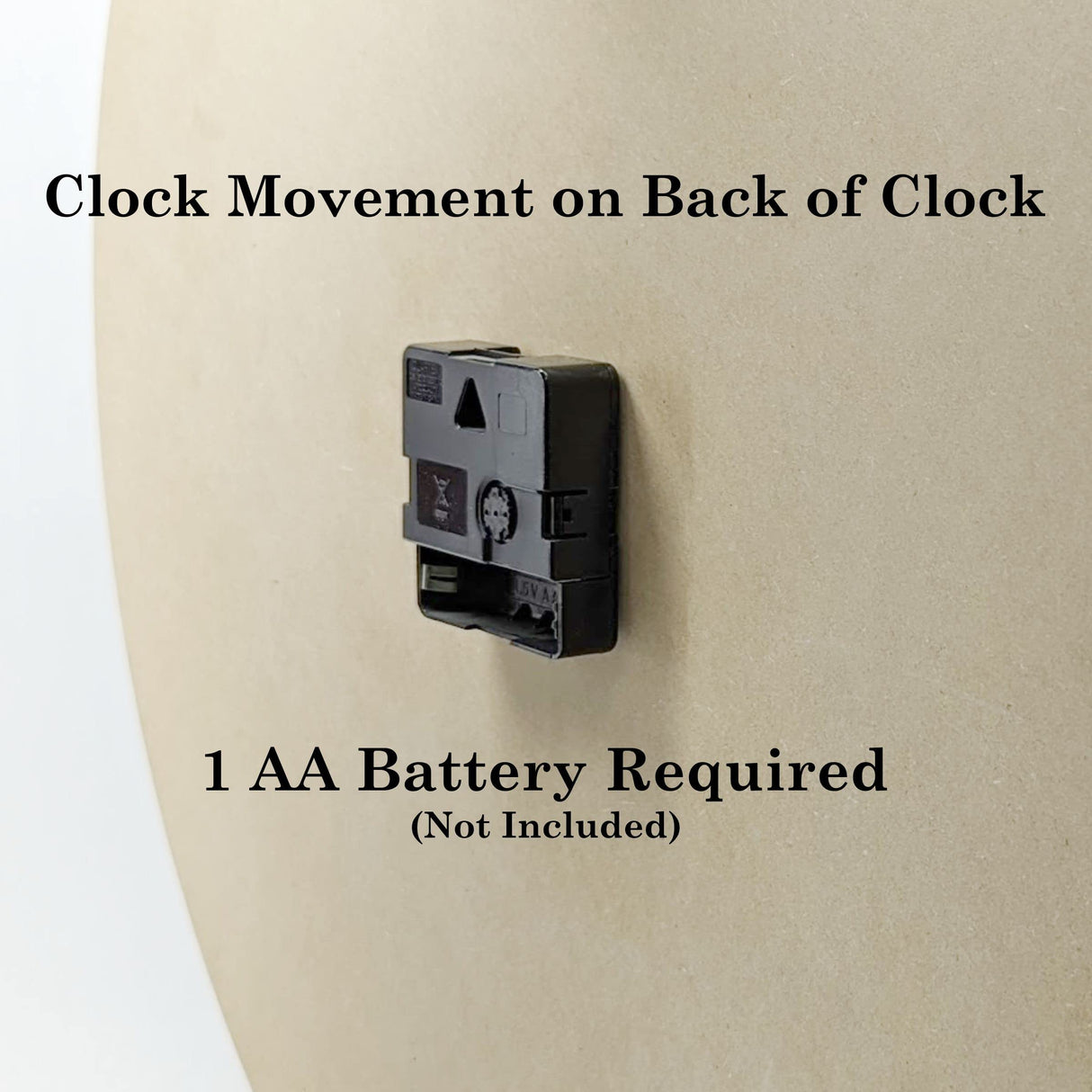 Personalized Rustic Wood Clock 18" Diameter MRC Wood Products