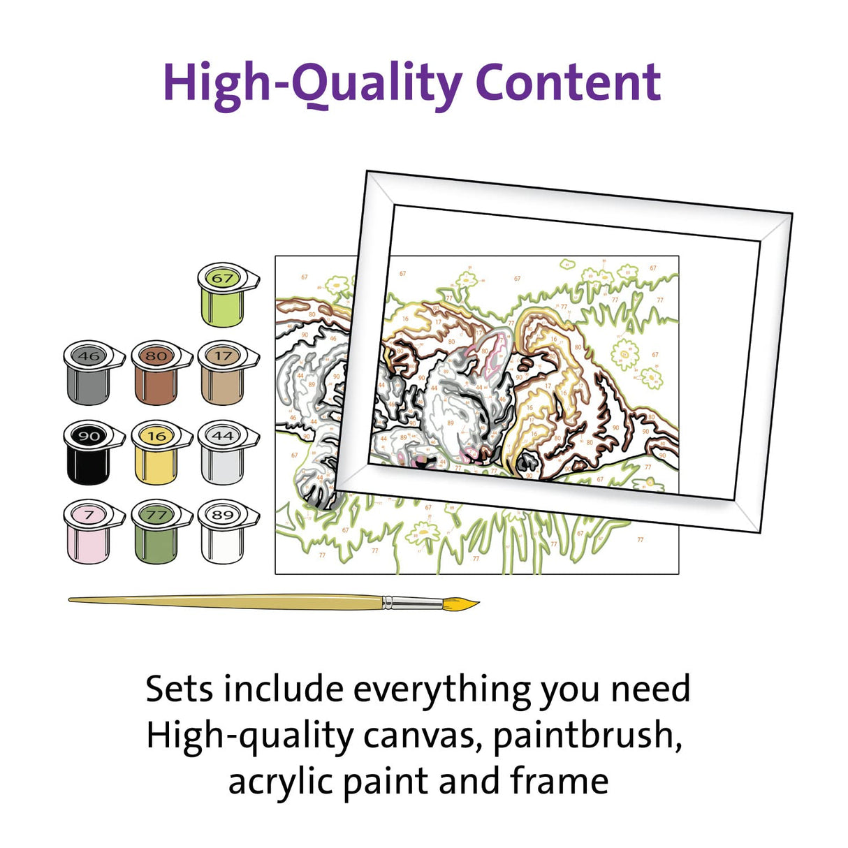 Ravensburger CreArt Harry Potter Gifts Hermione Paint by Numbers Kits for Children & Adults Ages 7 Years Up - Kids Craft Set Ravensburger