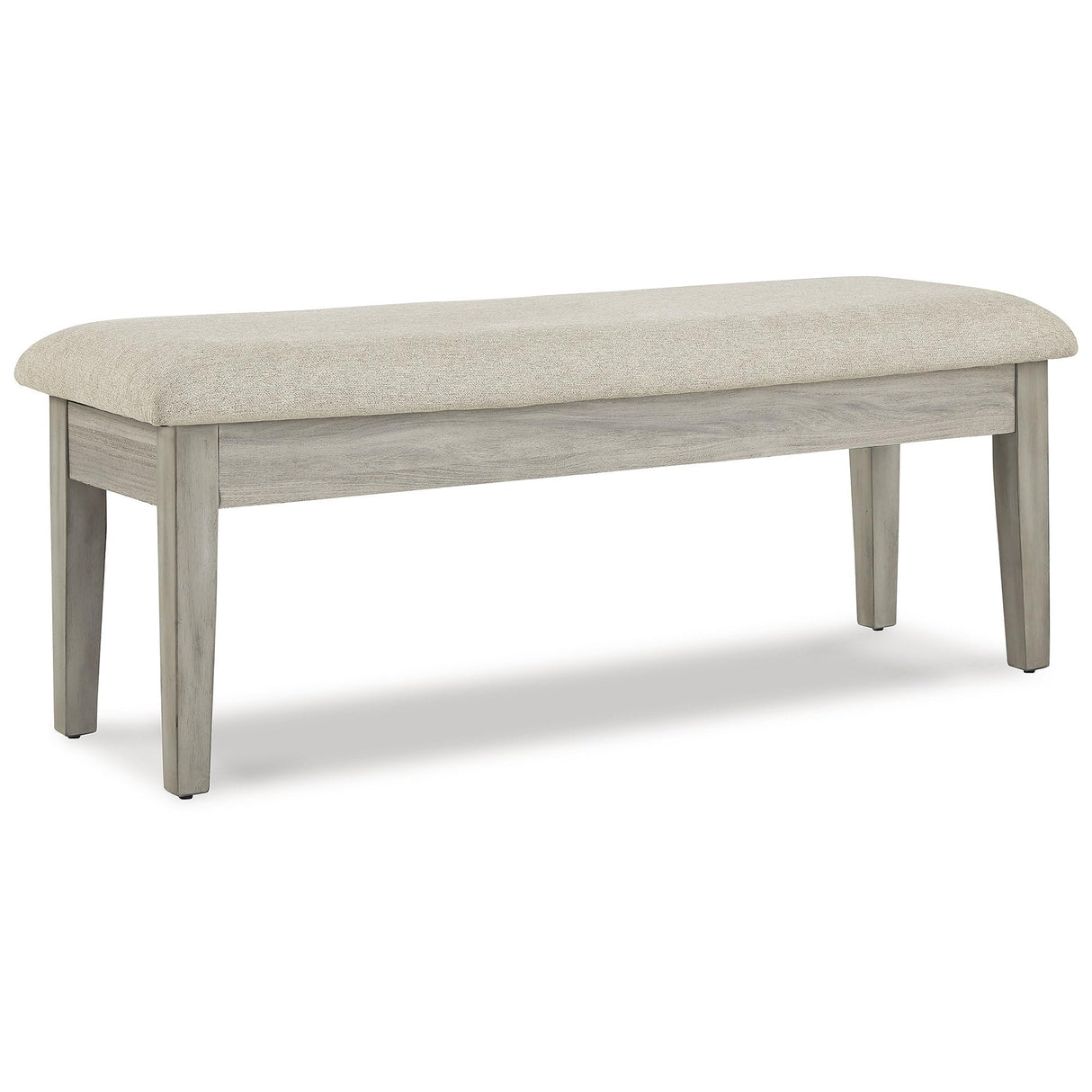 Signature Design by Ashley Parellen Upholstered Storage Dining Bench, Beige Signature Design by Ashley