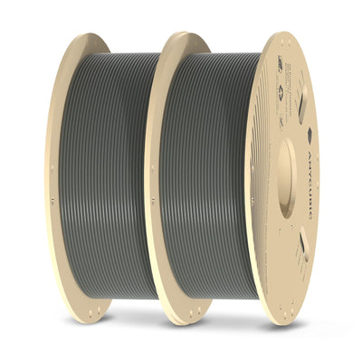 ANYCUBIC 3D Printer Filament PLA 1.75mm Bundle, FDM Printer Filament 1kg Spool (2.2 lbs), Dimensional Accuracy +/- 0.02 mm (2kg, Gray)