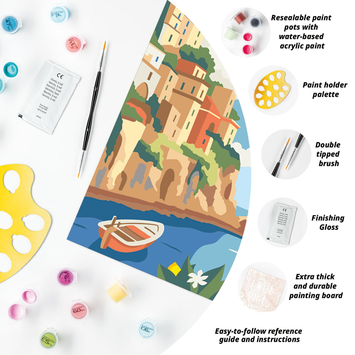 Ravensburger Creart Capri Paint by Numbers Kit for Adults Ravensburger